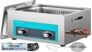 VEVOR 10L Ultrasonic Cleaner 304 Stainless Steel Professional Knob Control Ultrasonic Review [upl. by Eirolav948]