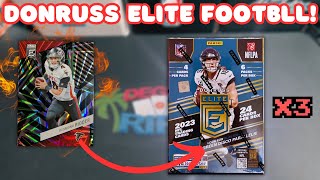 SURPRISINGLY GOOD 2023 Donruss Elite Football Blaster Box Review [upl. by Yednil896]