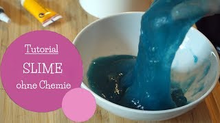 SLIME selber machen  ohne Chemie  nur natürliche Zutaten  DIY Anleitung  mommymade [upl. by Brigham]