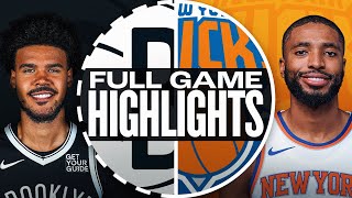 NETS at KNICKS  FULL GAME HIGHLIGHTS  November 17 2024 [upl. by Quintana]