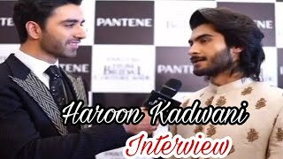 Haroon Kadwani Interview Ruposh [upl. by Zadoc476]