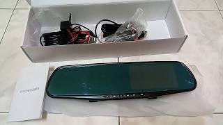 Unboxing Tachograph Dual Dash Cam Full HD V4 [upl. by Auhsaj]