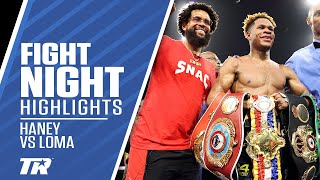 Haney amp Loma Put On Instant Classic  Haney Retains Undisputed Belts  FIGHT HIGHLIGHTS [upl. by Jamnis]