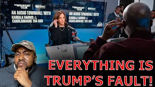 Kamala BLAMES Trump After Charlamagne Confronts On Her Causing The Border Crisis In AWKWARD Townhall [upl. by Milford]