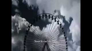 Yves Montand  Sous Le Ciel De Paris with lyrics [upl. by Fransen382]