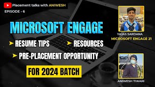 Everything about Microsoft Engage  Resume Tips  Skills  Program [upl. by Eeb]