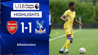 Arsenal vs Crystal Palace  1  1  U18 Premier League Highlights  021124 [upl. by Phina460]