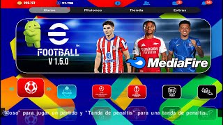 Nuevo eFootball 2025 V15 Fichajes Kits 2025 Para Android Ppsspp con narración en español [upl. by Eldridge]