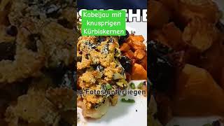 Kabeljau Kürbiskerne fischgericht gesundeernährung einfachkochen fische herbst [upl. by Netsruk]