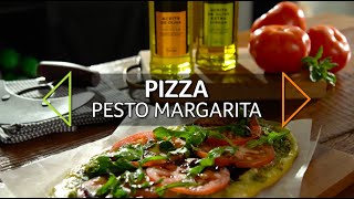 Pizza pesto Margarita  Oli de Nutrioli [upl. by Leong779]