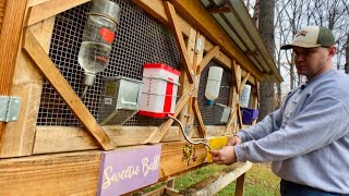 Solving FROZEN rabbit water BOTTLES with Rent A Coop [upl. by Yngiram]