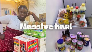 MASSIVE GROCERY HAUL FOR A FAMILY OF FOUR LIVING IN NIGERIA [upl. by Dawn590]