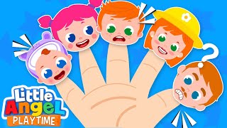 Daddy Finger Mommy Finger  Finger Family Song  Fun Sing Along Songs by Little Angel Playtime [upl. by Darryn]