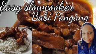 Babi PangangEasy slow cooker Babi PangangDinner ideasslow cooker meals [upl. by Dylane740]