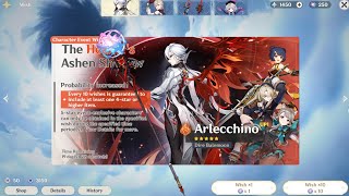 Im Back and Wishing for Arlecchino  46 Event Banners [upl. by Alyam705]