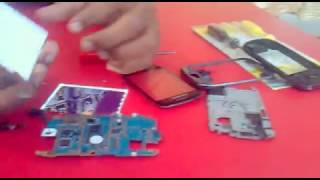 Opening Disasembling SAMSUNG GALAXY Fit S5670 in more than 10 parts part 1 [upl. by Perreault]