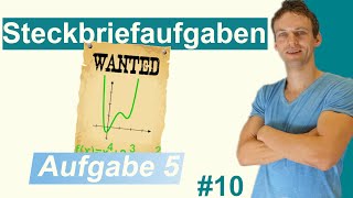 Steckbriefaufgaben  Anwendungsaufgabe Nr5 mit Lösung und Erklärung  10 [upl. by Inaej]