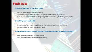 Module 2  Fetch Decode Execute Cycle [upl. by Covell]