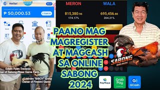 NEW SABONG  PAANO MAG REGISTER AT MAGCASH IN SA ONLINE SABONG 2024 FREE P100 [upl. by Ojela390]