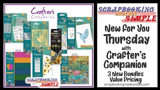 New For You Event featuring Crafters Companion Exclusive Bundles featuring Kingfisher Collection [upl. by Ydnirb]