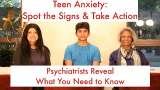 Inside Teen Anxiety An interview w Psychiatrists Dr Kalpana Nathan MD and Dr Reena Trivedi MD [upl. by Kepner730]