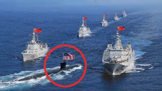 US Navy Submarine SURFACES WITHIN Chinese Fleet Then THIS Happened [upl. by Aenotna]