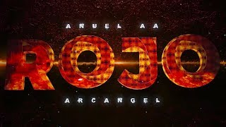 Arcángel Anuel AA  Rojo Video Lyric [upl. by Nairdad69]