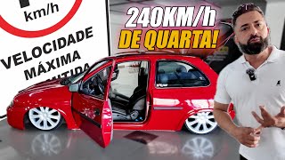 CORSA MOTOR 18 BANCOS DO CRUZE  FAZ 18 COM LITRO E CHEGA AOS 240Kmh DE QUARTA [upl. by Meuse]