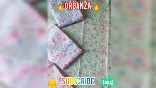 💯💯🔥👍organza top  organza dupatta  silky salwar ll Full video [upl. by Gnouhp677]