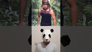 NO ME PUEDE ATRAPAR 🐼 PANDA REACCION alfredolarin panda comedia comedy humor short shorts [upl. by Moazami994]