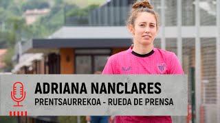 🎙️ Adriana Nanclares  Rueda de prensa  Prentsaurrekoa [upl. by Lahsram]