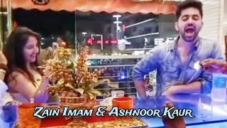 Zain Imam trying Fire Paan 😂🔥  Zain Imam amp Ashnoor Kaur [upl. by Oiralednac755]