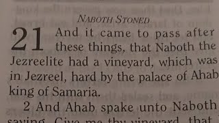 1kINGS Ch21 NABOTH STONE📖Bible StudyB4 🛌join us Day25 FaithStructure TGIFASTINFRIYAY [upl. by Nitsirk733]