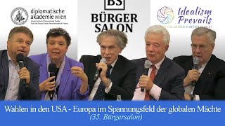 Wahlen in den USA 35 Bürgersalon  R Heinisch T MayrHarting M RosenPhilipp SegurCabanac [upl. by Kendry]