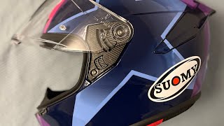 Unboxing the Suomy Track1 Bastianini Replica helmet [upl. by Queena203]