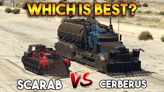 GTA 5 ONLINE  CERBERUS vs SCARAB WHICH IS BEST [upl. by Paulsen280]