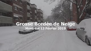 Tempête de neige Montréal 1322019 [upl. by Otaner]