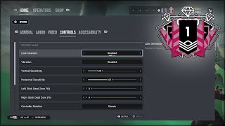 The BEST CONSOLE CHAMPION Sensitivity And Settings  Rainbow Six Siege Xbox [upl. by Roane]