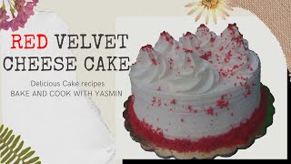 Red Velvet Cheesecake Recipe  Eggless Red Velvet Cheesecake without oven [upl. by Latrell600]