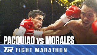 Manny Pacquiao vs Erik Morales Trilogy  FIGHT MARATHON [upl. by Hittel]