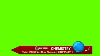 Green Screen Ticker for Chemistry Globe [upl. by Rednaskela]