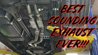 Make your Silverado sound like a corvette with the best exhaust system ever Spintech 6000 mufflers [upl. by Ardnuasak]