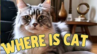 Learn PrepositionsPlace of Noun Where is cat in on between beside under [upl. by Revert]