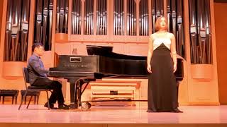 UNLV mezzosoprano Madelyn Salazars Junior Recital Mozarts Torna di Tito a lato live onstage [upl. by Decker691]