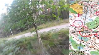 Head Cam Orienteering With GPS Tracking Full HD [upl. by Analem731]