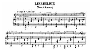 Kreisler Liebesleid  Piano accompaniment with violinpiano sheet music [upl. by Hselin235]