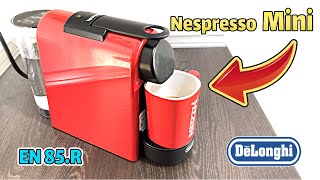 DeLonghi Nespresso Essenza Mini EN 85R Coffee Capsule Machine  2022  Unboxing  Review [upl. by Archangel]