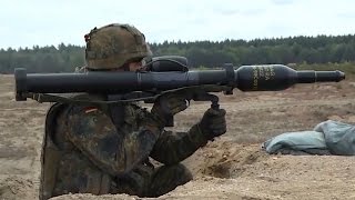 The Powerful German Panzerfaust 3 AntiTank Weapon In Action [upl. by Tingley]