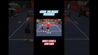 CRAZY pickleball partner HEIGHT DIFFERENCE ppa pickleball [upl. by Nowell]