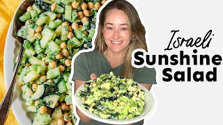 Rudys Sunshine Salad IsraeliInspired Tahini Salad [upl. by Gombach972]